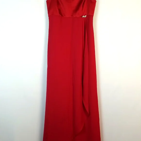 EUC Alfred Angelo Red Evening Gown - Picture 3 of 10